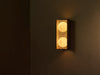 Handcrafted ceramic wall light by Transmitt. Mid-Century Inspired, Aged Brass. Made in Australia.