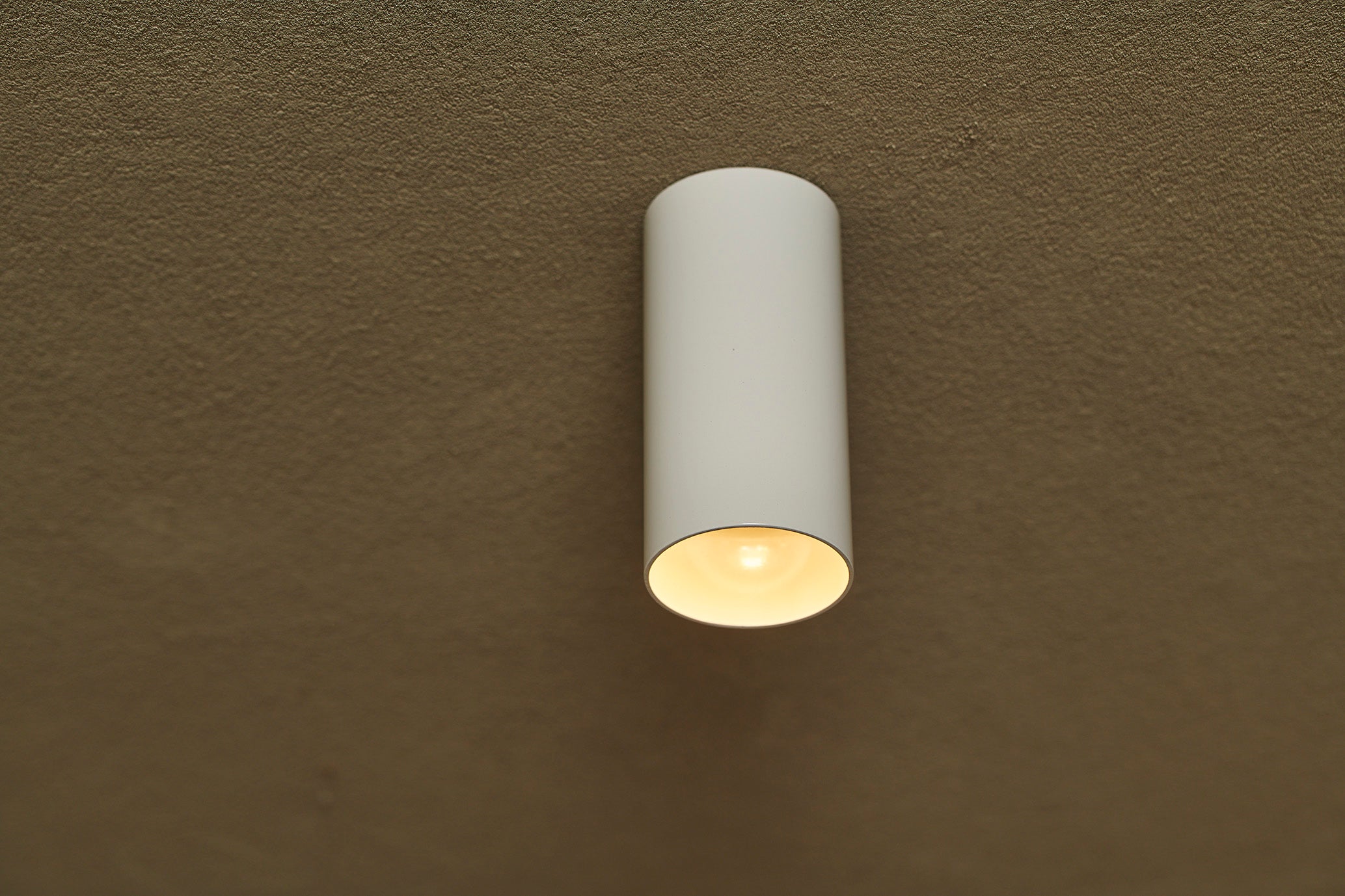 Handcrafted surface mounted can by Transmitt. Custom finishes. Mid-Century Inspired. Made in Australia.