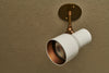 Handcrafted adjustable spot by Transmitt. Custom powdercoat. Mid-Century Inspired. Made in Australia.