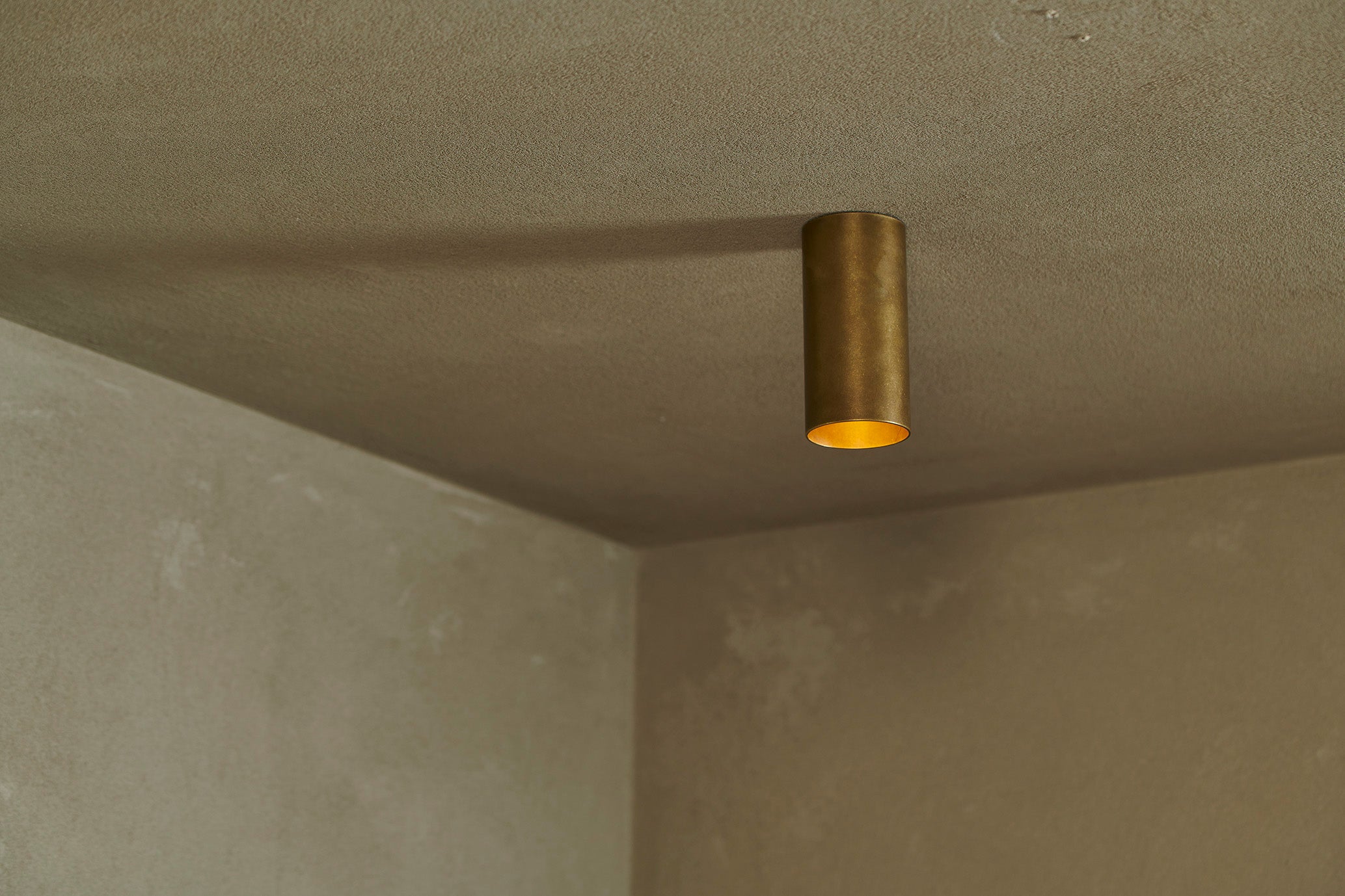 Handcrafted surface mounted can by Transmitt. Custom finishes. Mid-Century Inspired. Made in Australia.